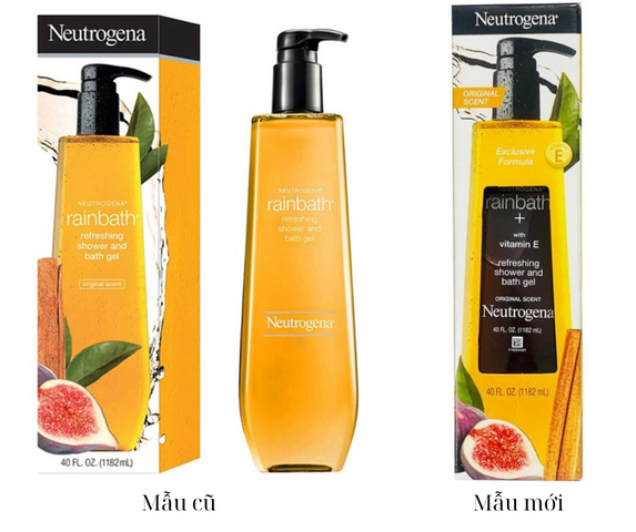 Sữa Tắm Giảm Mụn Lưng Neutrogena Rainbath 1182ml - Làm Sạch, Kháng Khuẩn, Giúp Da Mềm Mại và Trắng Sáng, Phục Hồi Tự Tin