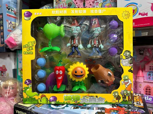 Đồ chơi Plant vs Zombies 2221 đại chiến trái cây hoa quả nổi giận có 6 bóng