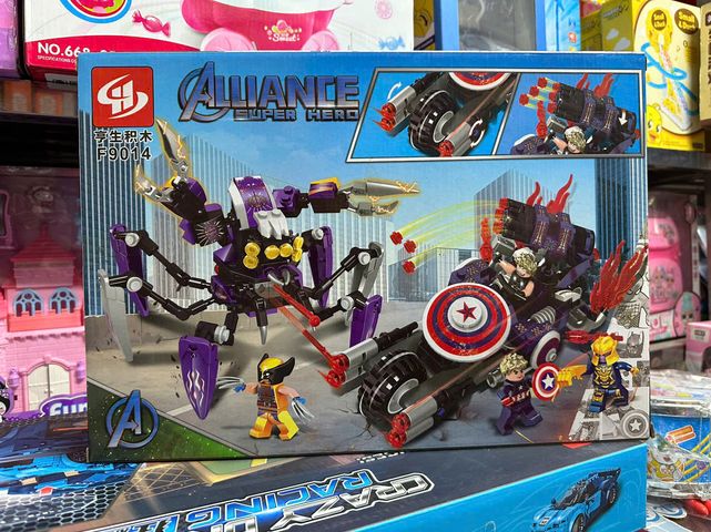 Đồ chơi lắp ráp Lego Captain America F9014-2 - Siêu Anh Hùng Marvel, Đồ Chơi Trẻ Em, Quà Tặng Fan Hâm Mộ