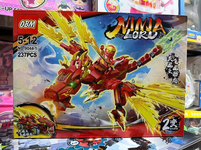 Đồ chơi lắp ráp Ninja Rồng OBM 9044 - Bộ 4 phân loại Lego cho bé - Đồ chơi phát triển tư duy sáng tạo