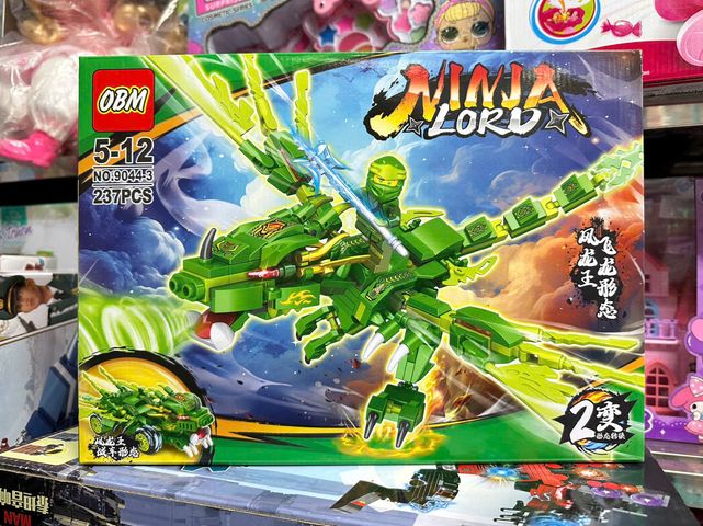 Đồ chơi lắp ráp Ninja Rồng OBM 9044 - Bộ 4 phân loại Lego cho bé - Đồ chơi phát triển tư duy sáng tạo