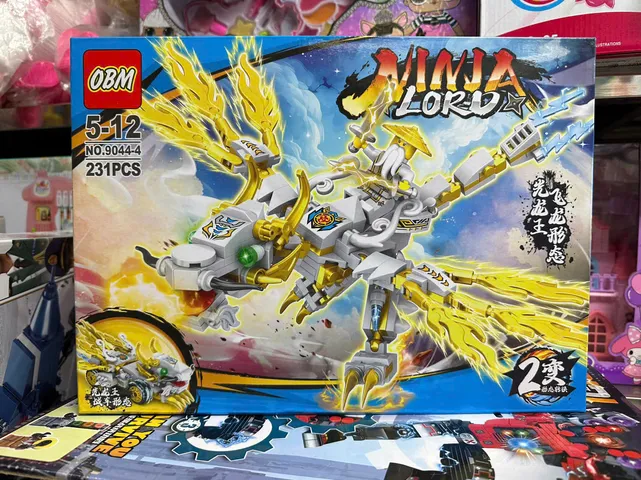 Đồ chơi lắp ráp Ninja Rồng OBM 9044 - Bộ 4 phân loại Lego cho bé - Đồ chơi phát triển tư duy sáng tạo