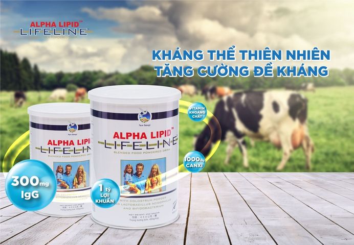 Sữa Non Alpha Lipid 450g - Hỗ Trợ Sức Khỏe, Bổ Sung Canxi, Tăng Cường Miễn Dịch, Dành Cho Người Tiểu Đường và Bệnh Nhân Mới Mổ