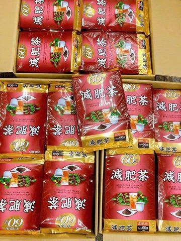 Trà Genpi Orihiro túi lọc hỗ trợ giảm cân, chống oxy hóa (60 túi x 3g)