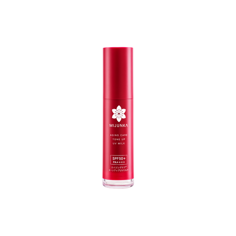 Kem Chống Nắng Mijunka Aging Care Toneup UV Milk SPF50+/PA++++ - Bảo Vệ Da Tối Ưu, Nâng Tone Mềm Mại, Dưỡng Ẩm Mịn Màng 30ml