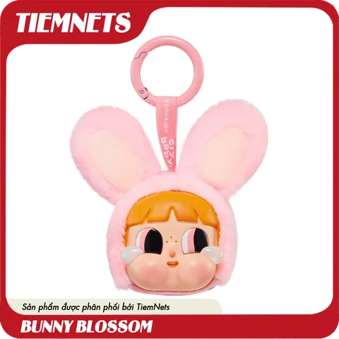 Móc Khóa Crybaby Powerpuff Girls - Bộ Mô Hình Vinyl Plush Blind Box POPMART, Quà Tặng Tưởng Nhớ Phim Hoạt Hình