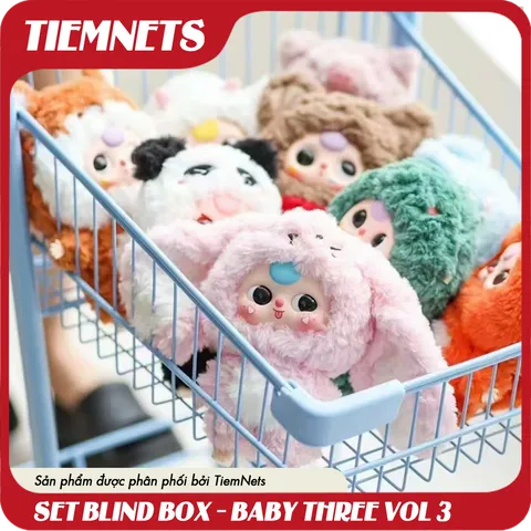 MÔ HÌNH BLIND BOX BABY THREE VOL 3 - VERSION PLUSH DOLL - CHÍNH HÃNG DOUMI