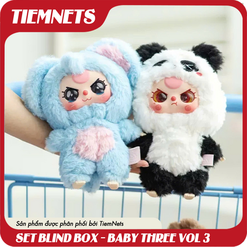MÔ HÌNH BLIND BOX BABY THREE VOL 3 - VERSION PLUSH DOLL - CHÍNH HÃNG DOUMI