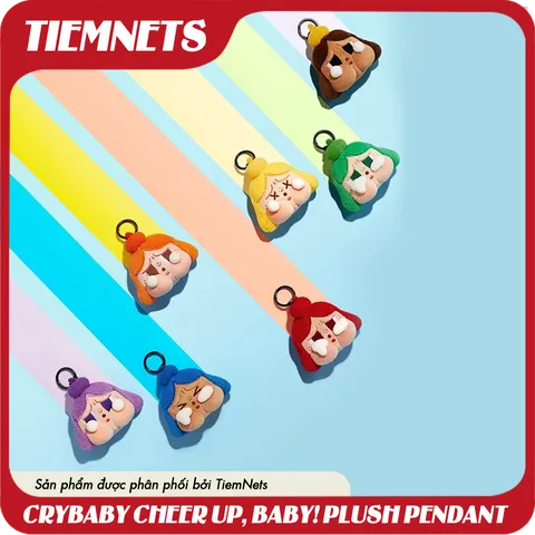 Mô Hình Blind Box Crybaby Cheer Up, Baby! Series - Móc Khóa Nhồi Bông Popmart - Quà Tặng Dễ Thương cho Fan Hâm Mộ