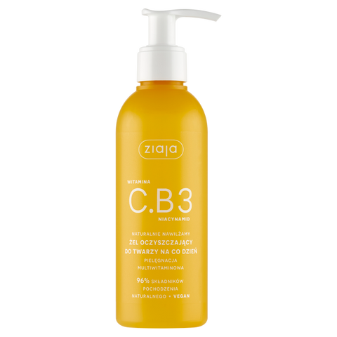 Sữa rửa mặt làm sáng da Ziaja C.B3 200ml thuần chay