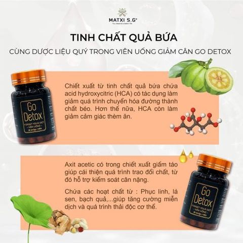 Viên Uống Hỗ Trợ Giảm Cân Go Detox Chính Hãng