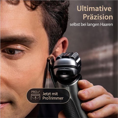 Máy Cạo Râu Điện Braun Series 9 Pro+ 9577CC Silver - Công Nghệ Cạo Râu Nhật Bản, Sạch Sẽ, Đúng Vòm, Sử Dụng 60 Phút