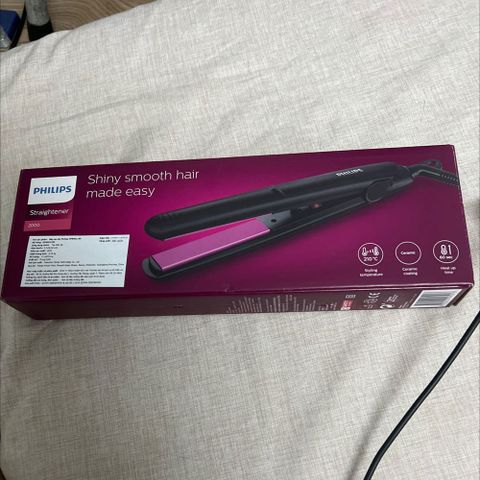 Máy Tạo Kiểu Tóc Philips HP8401/00 - Mini Nhỏ Gọn, Duỗi Tóc Nhanh 210°C, Lớp Phủ Keratin, Bảo Hành 24 Tháng