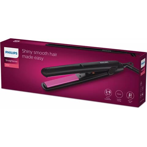 Máy Tạo Kiểu Tóc Philips HP8401/00 - Mini Nhỏ Gọn, Duỗi Tóc Nhanh 210°C, Lớp Phủ Keratin, Bảo Hành 24 Tháng