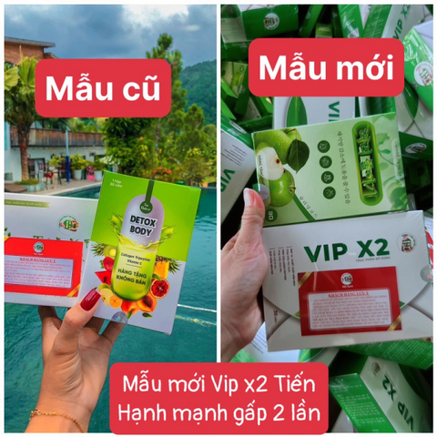 Giảm Cân Tiến Hạnh VIP X2 - Viên Giảm Mỡ, Hỗ Trợ Đốt Mỡ Tự Nhiên, Vóc Dáng Thon Gọn, Không Cần Kiêng Nghỉ