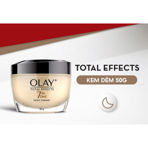 Kem Dưỡng Ban Đêm Olay Total Effects 50g Ngăn Dấu Hiệu Lão Hóa