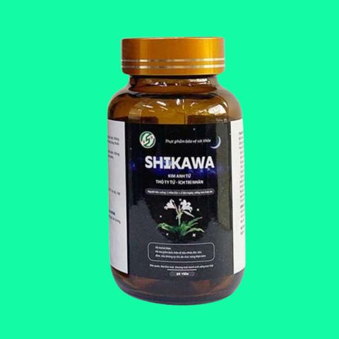 Viên Uống Shikawa Bổ Thận - Hỗ Trợ Giảm Tiểu Đêm và Chức Năng Thận Kém (Hộp 30 Viên)