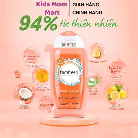 Dung Dịch Vệ Sinh Phụ Nữ Femfresh Daily Intimate Wash 250ml Anh Quốc