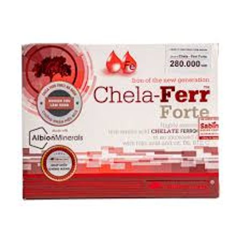 Bộ 3 Sắt bầu Chela-Ferr Forte + Gold DHA +Canxi Chela D3