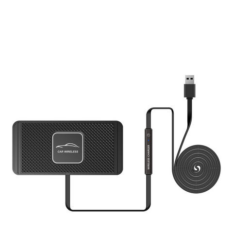 Đế Sạc Nhanh Không Dây 15W Chống Trượt Trên Ô Tô - Sạc Nhanh Iphone, Samsung, LG V30, Dễ Dàng Sử Dụng