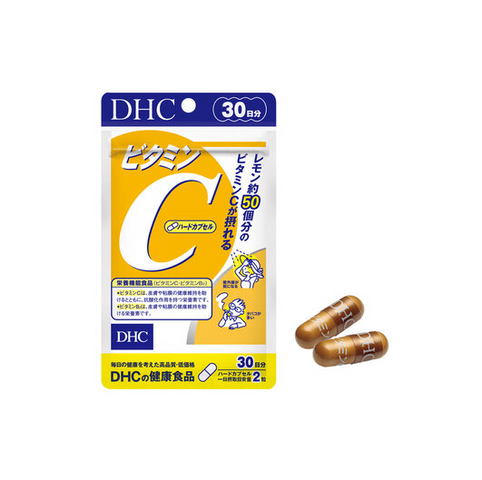 Viên uống DHC Vitamin C 1000mg Nhật Bản - Bổ sung Vitamin C, Làm đẹp da, Tăng cường sức đề kháng - Gói 30/60 ngày