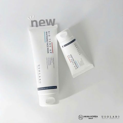 Kem Ủ Trắng Mặt Usolab Bio Tone Up - Mặt Nạ Nâng Tông Dưỡng Trắng Da, Giúp Giảm Thâm Nám, Cấp Ẩm Chuyên Sâu