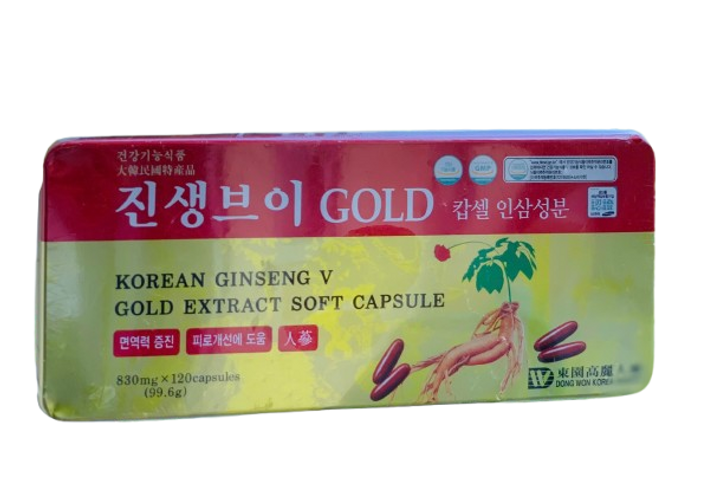 Viên đạm hồng sâm nhung hươu linh chi tổng hợp 120 viên Hàn Quốc