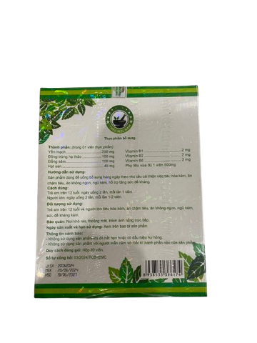 Viên uống Sâm Bổ Kiện Thảo Mộc Nam - Hỗ trợ tăng cân tự nhiên, cải thiện tiêu hóa và cung cấp dưỡng chất cho cơ thể