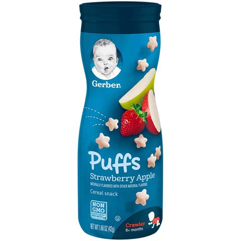 ( có bill nhập) Bánh ăn dặm Gerber hình ngôi sao hữu cơ Gerber Puffs.
