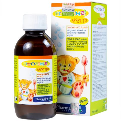 Siro Fitobimbi Appetito hỗ trợ tăng cường tiêu hóa (Chai 200ml)