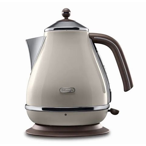 Ấm Siêu Tốc Delonghi Icona Vintage 1,7 Lít 2000W - Thiết Kế Sang Trọng, Đế Xoay 360 Độ, Tự Động Tắt An Toàn