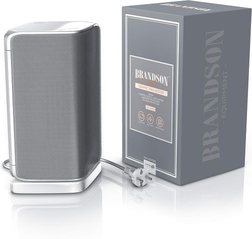 Quạt Sưởi Gốm Brandson 1200W - Quạt Sưởi Động Lực, Tiết Kiệm Năng Lượng, An Toàn, Thích Hợp Cho Mọi Mùa Đông