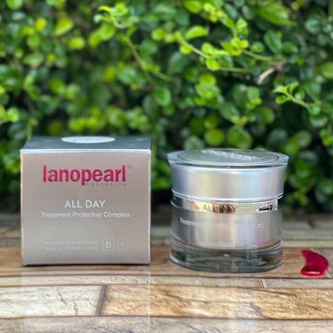 Kem Dưỡng Da Ban Ngày Lanopearl All Day Cream - Bảo Vệ Da, Giảm Nếp Nhăn, Chống Nắng SPF 15, Chiết Xuất Nhau Thai Cừu, Dưỡng Ẩm Đặc Biệt