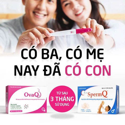 OvaQ1 bổ trứng, niêm mạc đẹp, hỗ trợ cung cấp dưỡng chất trước khi mang thai