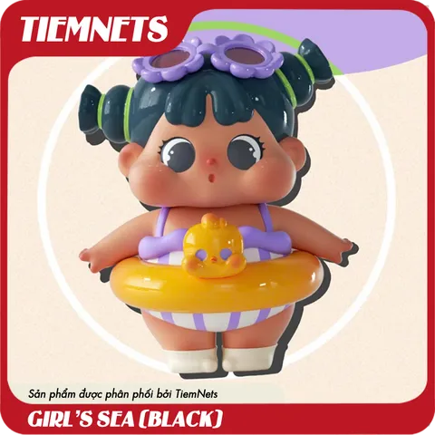 Mô Hình Blind Box Qoqo Be Curious - To Sea With You - Bộ Collecible Chính Hãng CQToys, 10 Nhân Vật Độc Đáo PVC/ABS.