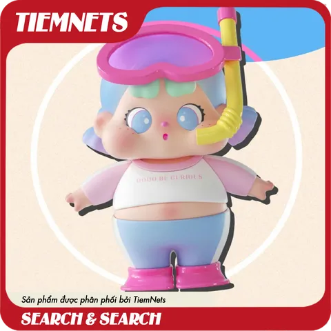 Mô Hình Blind Box Qoqo Be Curious - To Sea With You - Bộ Collecible Chính Hãng CQToys, 10 Nhân Vật Độc Đáo PVC/ABS.