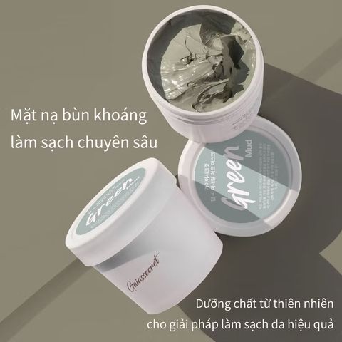 Mặt Nạ Đất Sét Gaia's Secret 100g - Giảm Mụn, Se Khít Lỗ Chân Lông, Dưỡng Ẩm Da Khỏe Mạnh, Chăm Sóc Da Từ Chiết Xuất Nha Đam