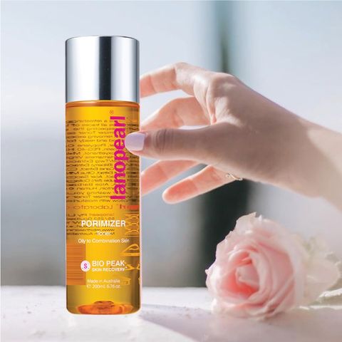 Nước Hoa Hồng Lanopearl Porimizer Toner 200ml - Giúp Làm Sạch, Se Khít Lỗ Chân Lông, Dành Cho Da Nhờn, Da Mụn, Từ Thiên Nhiên Úc