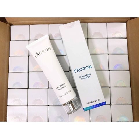 Sữa Rửa Mặt Eaoron Hyaluronic Cleanser 100ml - Dưỡng Ẩm Da, Ngừa Mụn, Phù Hợp Mọi Loại Da, Hương Lavender Thư Giãn