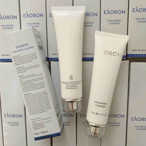 Sữa Rửa Mặt Eaoron Hyaluronic Cleanser 100ml - Dưỡng Ẩm Da, Ngừa Mụn, Phù Hợp Mọi Loại Da, Hương Lavender Thư Giãn