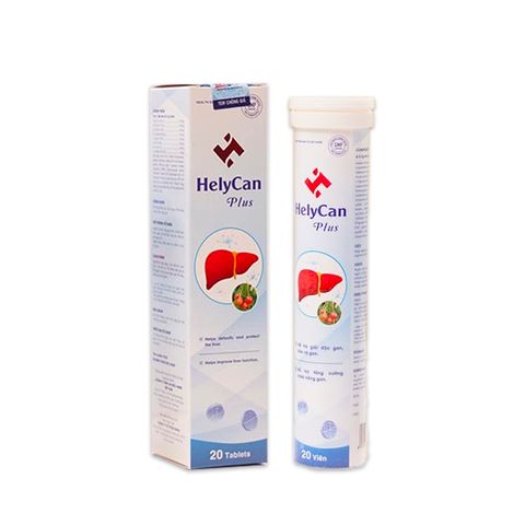 Viên Sủi HelyCan Plus - Giải Độc và Tăng Cường Chức Năng Gan 20 Viên - Hỗ Trợ Sức Khỏe Gan Tối Ưu