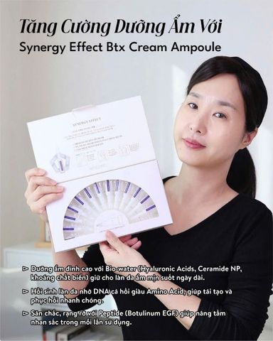 Tinh Chất Cô Đặc Phục Hồi Da Maxclinic Synergy Effect BTX Cream Ampoule 14 ống x 1.5ml - Dưỡng ẩm và làm sáng da hiệu quả