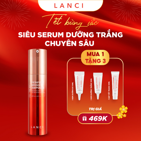 Siêu Tinh Chất Mờ Nám Dưỡng Trắng LANCI Perfect Bright Ampoule 50ml
