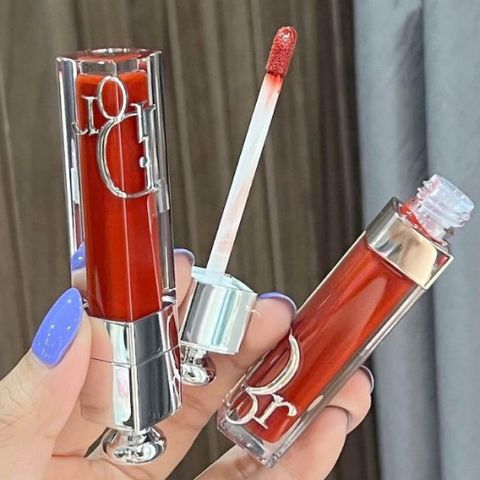 Son Dưỡng Dior Addict Lip Maximizer 028 Intense - Son Môi Dưỡng Ẩm Cao, Màu Đỏ Gạch Quyến Rũ Với Chất Son Collagen Và SPF 10