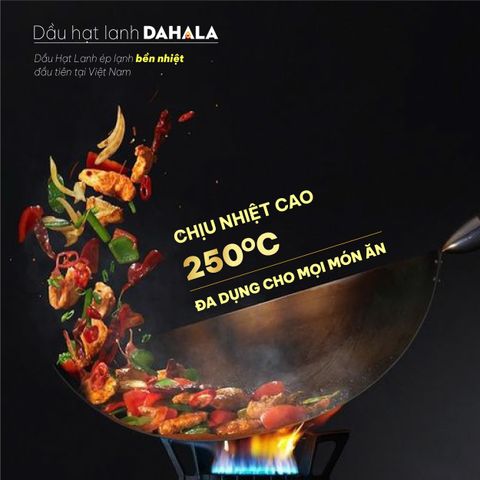 Dầu Hạt Lanh Ép Lạnh DAHALA 500ML - Giàu Omega 3,6,9 Từ Canada, Tự Nhiên, Không Chất Bảo Quản, Lợi Ích Cho Sức Khỏe