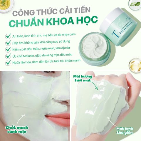 Mặt Nạ Đất Sét Tràm Trà – GUO Tea Tree Mask 50gr