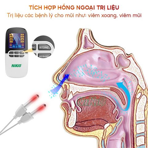Máy Massage Xung Điện Nikio NK-102 - Thiết Bị Massage 8 Miếng Dán Hỗ Trợ Giảm Đau Toàn Diện, Công Nghệ Nhật Bản