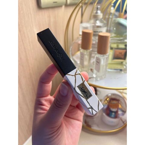 Son YSL The Slim Collector 2.2g - Son Môi Đỏ Hồng Quyến Rũ 21 Rouge Paradoxe & Nâu Đậm 35 Loud Brown, Hàng Chính Hãng Từ Pháp