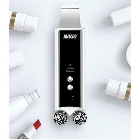 Máy Sủi Da Nikio NK-122 - Tẩy Tế Bào Chết Kết Hợp Massage Nâng Cơ Mặt - Cho Làn Da Tươi Trẻ, Mịn Màng, Sang Trọng, Đen Trắng