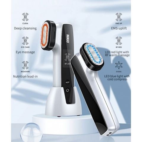 Máy Massage Nâng Cơ Mặt RF Nikio NK-128 - Thiết Bị Làm Đẹp Công Nghệ Cao Cho Làn Da Tươi Trẻ, Rạng Ngời, Chăm Sóc Da Chuyên Sâu